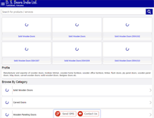 Tablet Screenshot of dsdoors.net